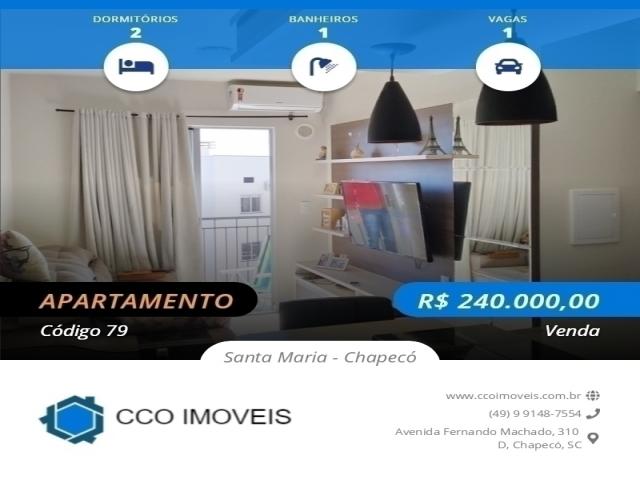 #79 - Apartamento para Venda em Chapecó - SC